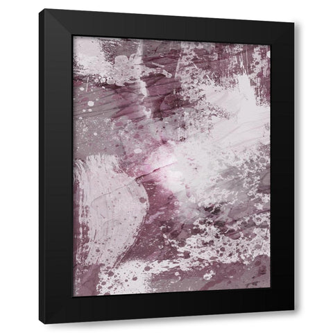 Plum Explosion 2 Black Modern Wood Framed Art Print by Prime, Marcus