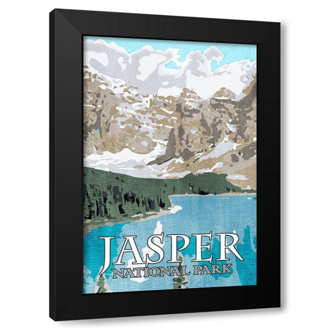 Jasper National Park Black Modern Wood Framed Art Print with Double Matting by Prime, Marcus