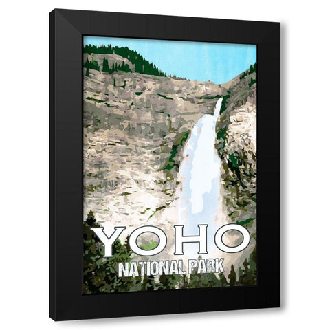 Yoho National Park Black Modern Wood Framed Art Print by Prime, Marcus