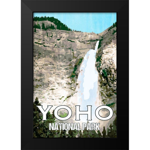 Yoho National Park Black Modern Wood Framed Art Print by Prime, Marcus