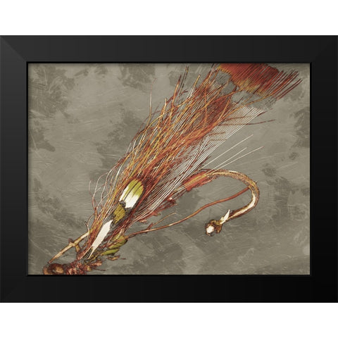 Fly Fishing 2 Black Modern Wood Framed Art Print by Prime, Marcus
