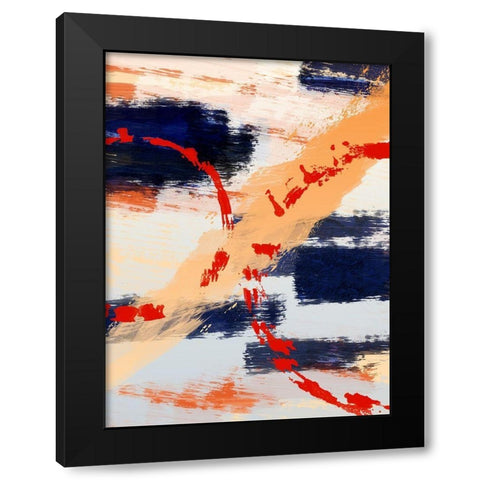 Contemporary Radiance 1 Black Modern Wood Framed Art Print with Double Matting by Prime, Marcus