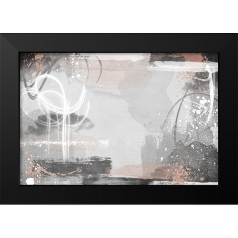 Blush Exchange 1 Black Modern Wood Framed Art Print by Prime, Marcus