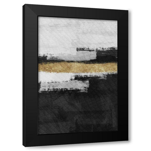 Painted Determination 1 Black Modern Wood Framed Art Print by Prime, Marcus