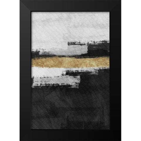 Painted Determination 1 Black Modern Wood Framed Art Print by Prime, Marcus