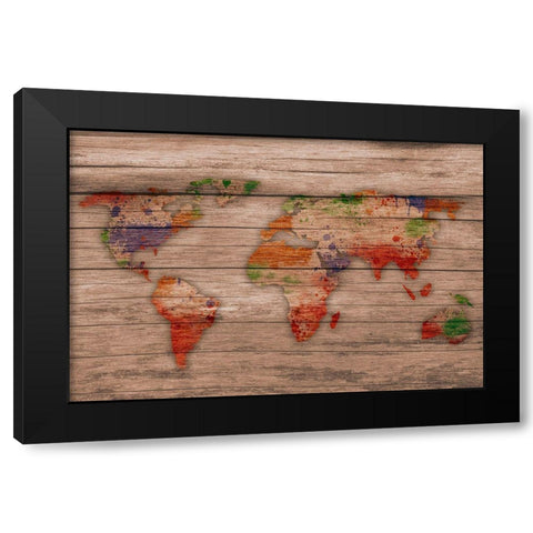 World of Art 1 Black Modern Wood Framed Art Print with Double Matting by Prime, Marcus