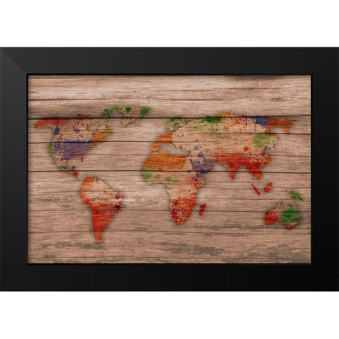 World of Art 1 Black Modern Wood Framed Art Print by Prime, Marcus