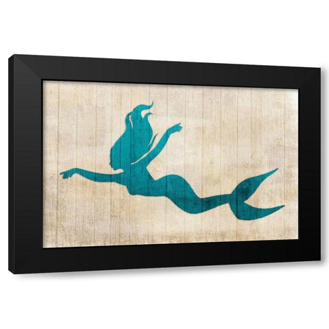 Ocean Siren Black Modern Wood Framed Art Print by Prime, Marcus