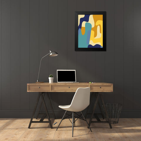 Vibrant Theory 2 Black Modern Wood Framed Art Print by Prime, Marcus