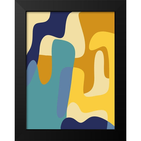 Vibrant Theory 2 Black Modern Wood Framed Art Print by Prime, Marcus