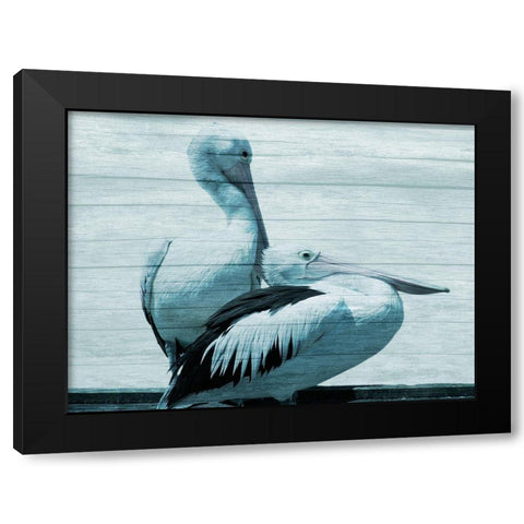 Aerial Love Black Modern Wood Framed Art Print with Double Matting by Prime, Marcus