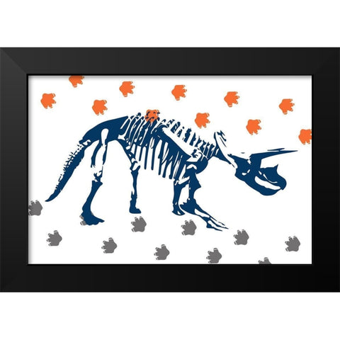 Prehistoric Journey 3 Black Modern Wood Framed Art Print by Prime, Marcus