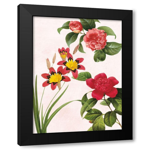 Botanical Fusion Black Modern Wood Framed Art Print by Prime, Marcus