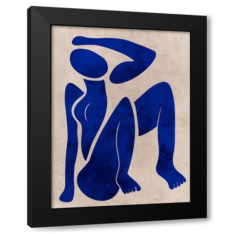 Postured Darling Black Modern Wood Framed Art Print with Double Matting by Prime, Marcus