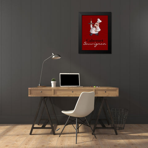 Cabernet Black Modern Wood Framed Art Print by Prime, Marcus