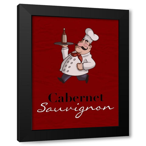 Cabernet Black Modern Wood Framed Art Print by Prime, Marcus