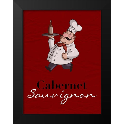 Cabernet Black Modern Wood Framed Art Print by Prime, Marcus