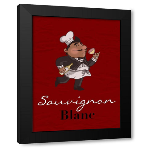Sauvignon Blanc Black Modern Wood Framed Art Print by Prime, Marcus