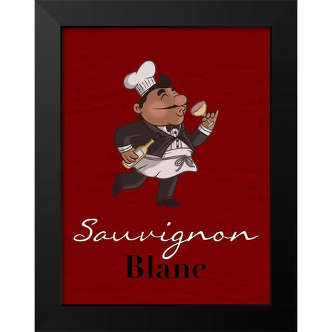 Sauvignon Blanc Black Modern Wood Framed Art Print by Prime, Marcus