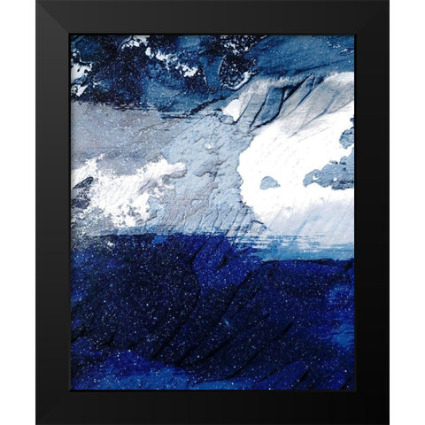 Evolutionary Streaks 1 Black Modern Wood Framed Art Print by Prime, Marcus