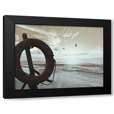 Saving Grace 2 Black Modern Wood Framed Art Print with Double Matting by Prime, Marcus