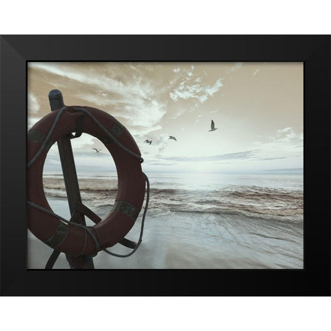 Saving Grace 2 Black Modern Wood Framed Art Print by Prime, Marcus