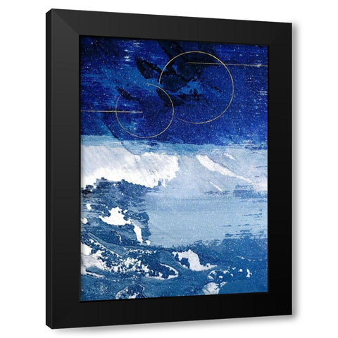 Infinity Indigo 2 Black Modern Wood Framed Art Print by Prime, Marcus