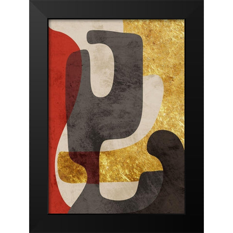 Adorned Luck 1 Black Modern Wood Framed Art Print by Prime, Marcus