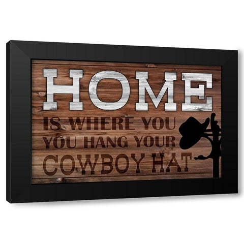 Hang Your Hat Black Modern Wood Framed Art Print by Prime, Marcus