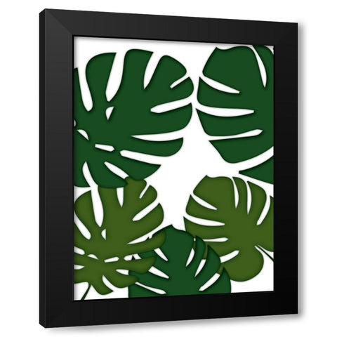 Jungle Beat 1 Black Modern Wood Framed Art Print with Double Matting by Prime, Marcus
