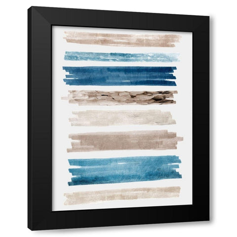Wonder Rolling Streaks Black Modern Wood Framed Art Print by Prime, Marcus