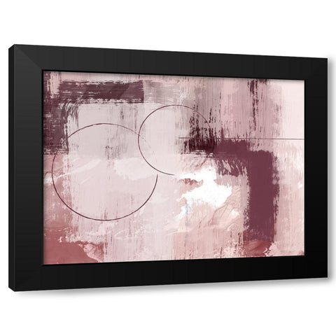 Distressed Blush 2 Black Modern Wood Framed Art Print by Prime, Marcus