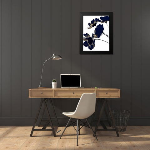 Indigo Shine 1 Black Modern Wood Framed Art Print by Prime, Marcus