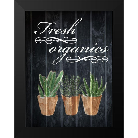 Fresh Organics 1 Black Modern Wood Framed Art Print by Prime, Marcus