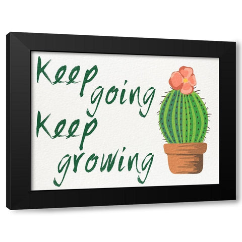 Keep Growing 1 Black Modern Wood Framed Art Print with Double Matting by Prime, Marcus