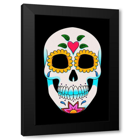 Muertos Viven Black Modern Wood Framed Art Print by Prime, Marcus