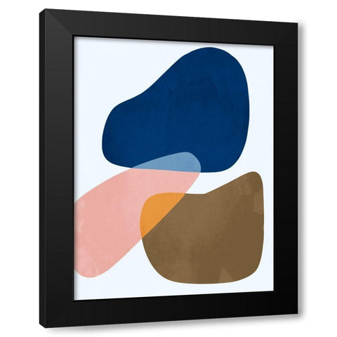 Magical Rocks 2 Black Modern Wood Framed Art Print with Double Matting by Prime, Marcus