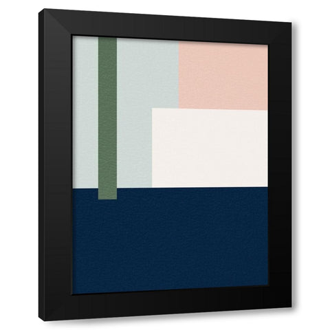 Blocks Galore 2 Black Modern Wood Framed Art Print by Prime, Marcus
