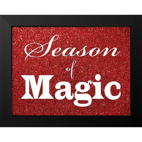 Magical Season Black Modern Wood Framed Art Print by Prime, Marcus