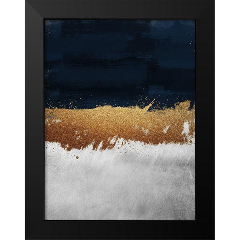 Glitzy Strike 1 Black Modern Wood Framed Art Print by Prime, Marcus