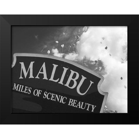 Scenic Malibu 1 Black Modern Wood Framed Art Print by Prime, Marcus