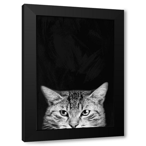 Sneaky Stare 1 Black Modern Wood Framed Art Print by Prime, Marcus