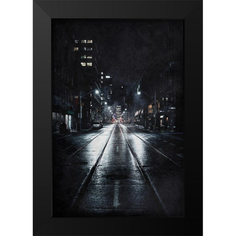 Night Watch 1 Black Modern Wood Framed Art Print by Prime, Marcus