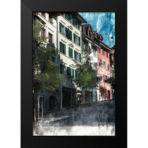 Relaxing Wander 1 Black Modern Wood Framed Art Print by Prime, Marcus