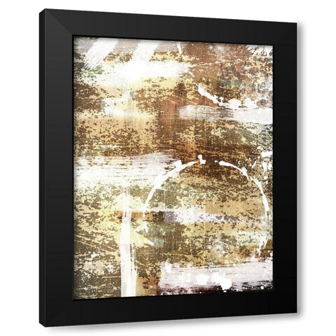 Chaotic Infusion 1 Black Modern Wood Framed Art Print with Double Matting by Prime, Marcus
