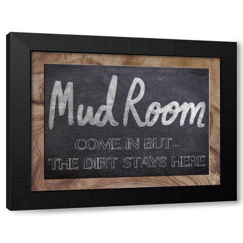 Mud Room Etiquette 1 Black Modern Wood Framed Art Print with Double Matting by Prime, Marcus