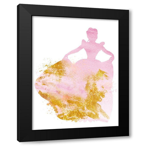 Princess Power 1 Black Modern Wood Framed Art Print with Double Matting by Prime, Marcus