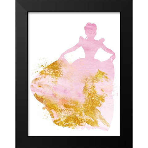 Princess Power 1 Black Modern Wood Framed Art Print by Prime, Marcus