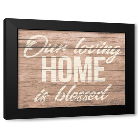 Blessed Home 2 Black Modern Wood Framed Art Print with Double Matting by Prime, Marcus