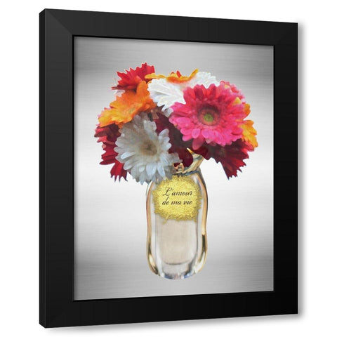 Lamour De Ma Vie Black Modern Wood Framed Art Print with Double Matting by Prime, Marcus